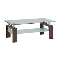 Contemporary Rectangular Cocktail Table