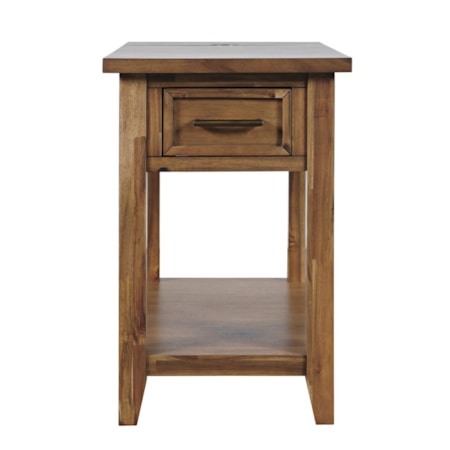 Chairside Table With Power Unit