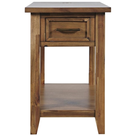 Chairside Table With Power Unit