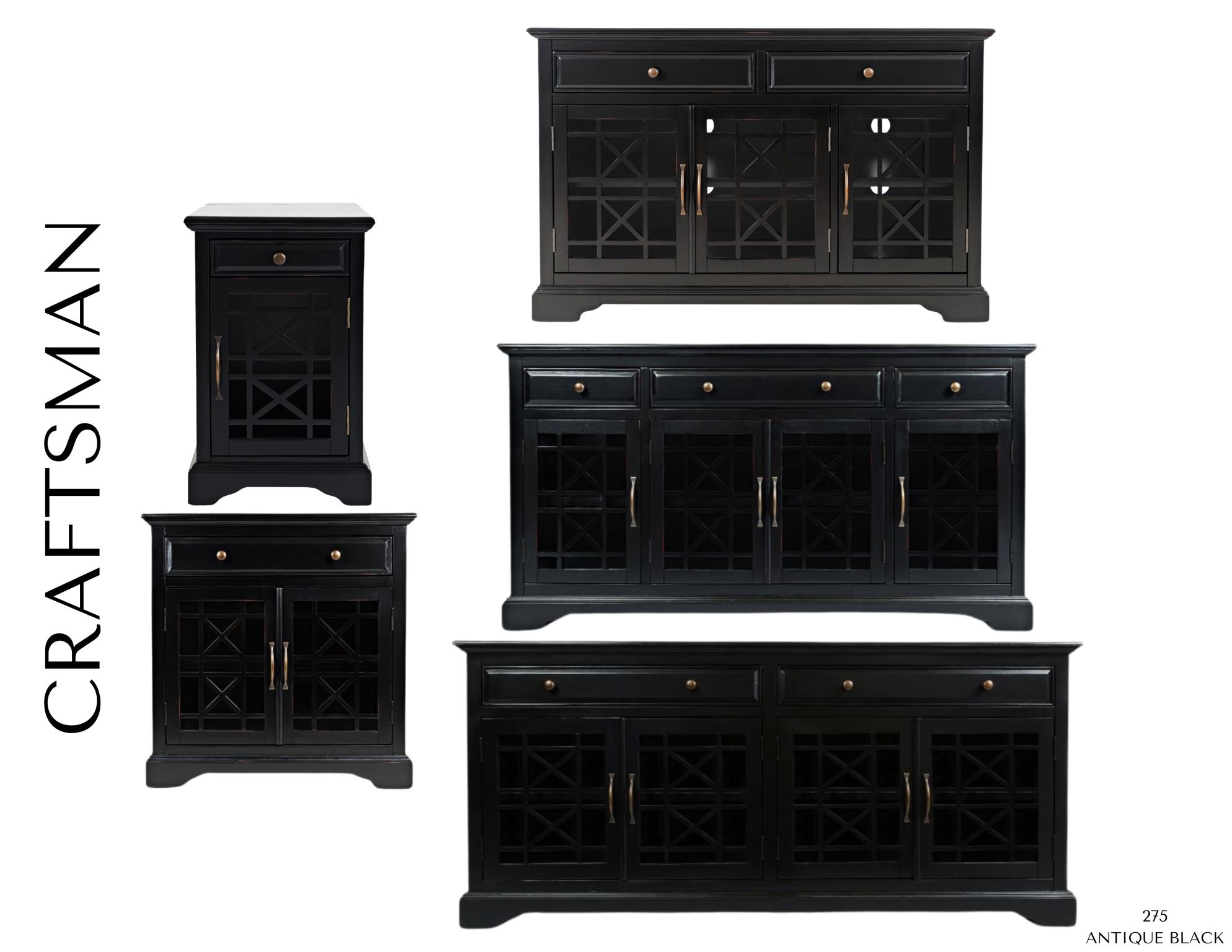 Jofran Craftsman Power Chairside Table