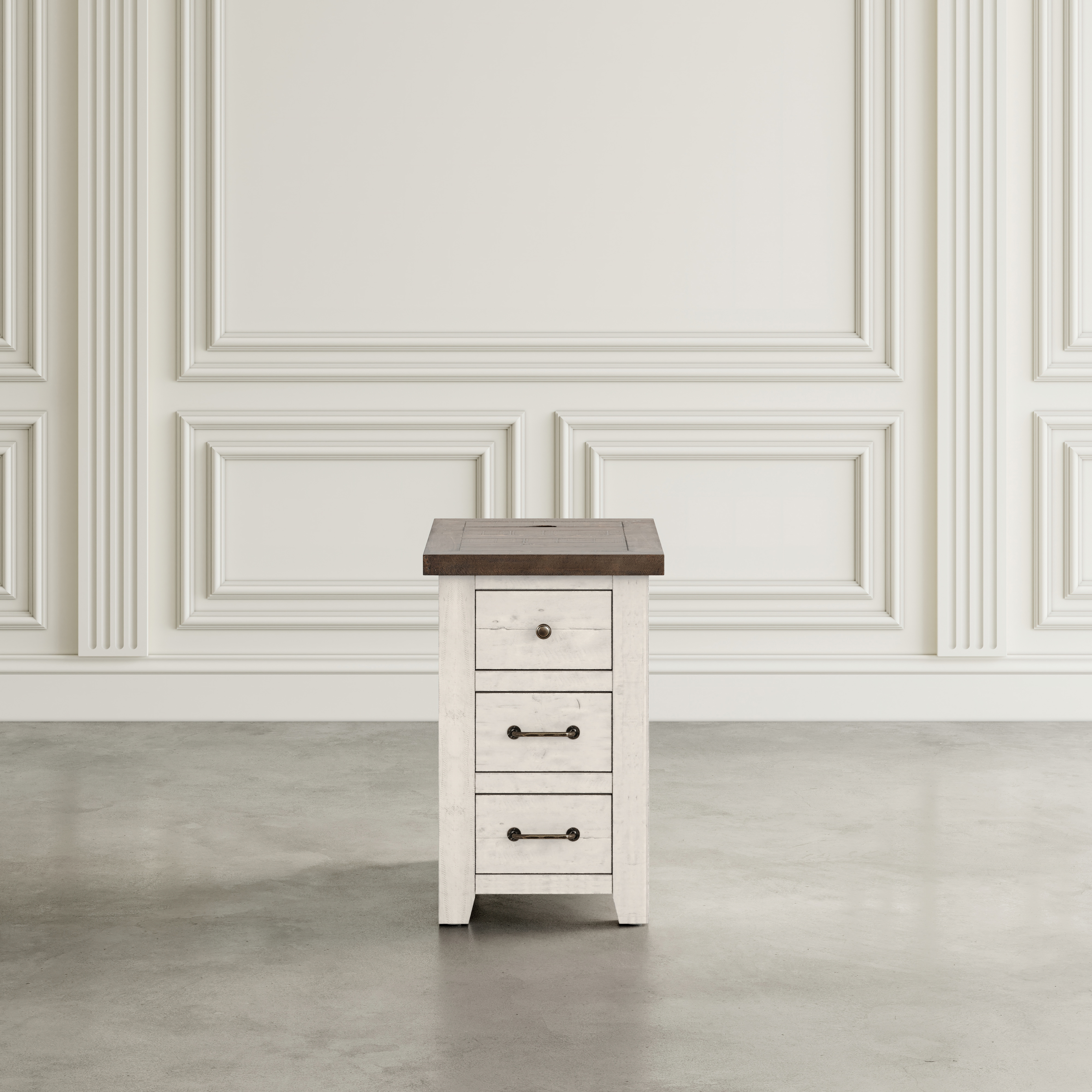 Jofran Madison County Power Chairside Table