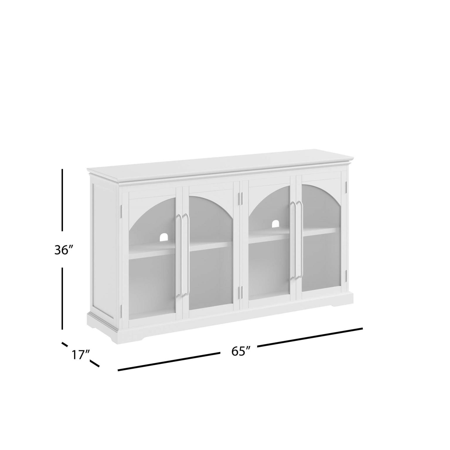 Jofran Archdale 4-Door Accent Cabinet