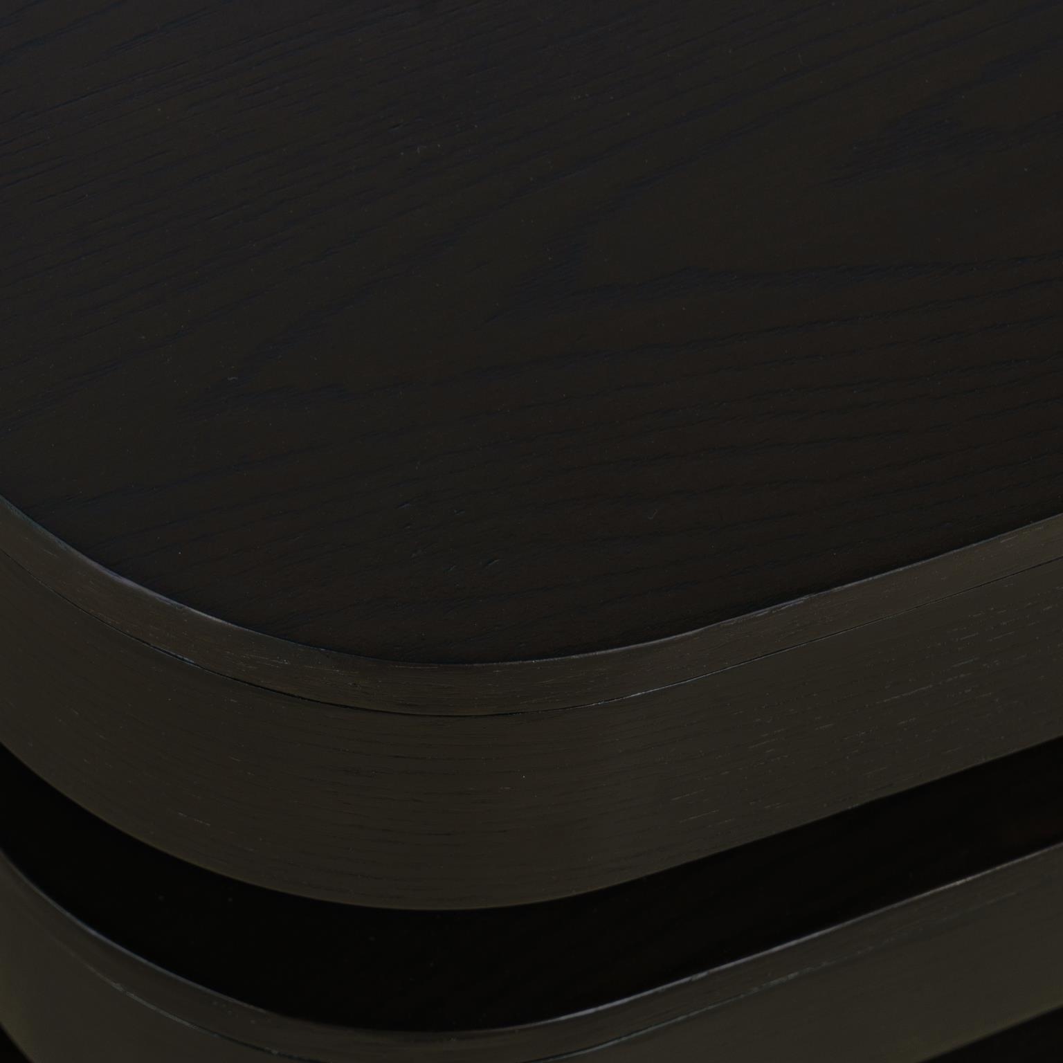 Jofran Brix Espresso Brix Square End Table