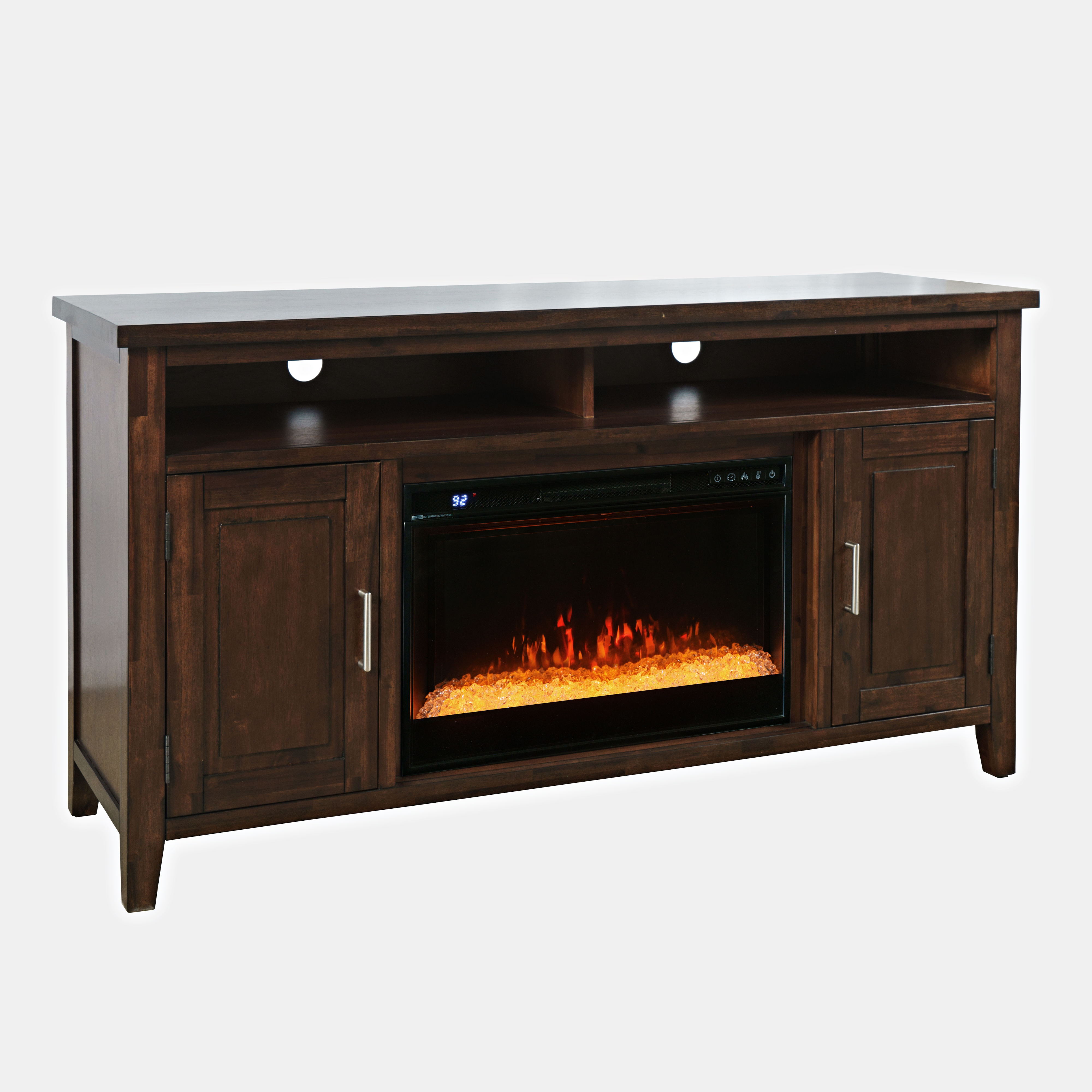 Jofran Urban Icon Fireplace with Crystal Display