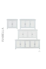 Jofran Isabella Glam Isabella 86" Mirrored Accent Cabinet