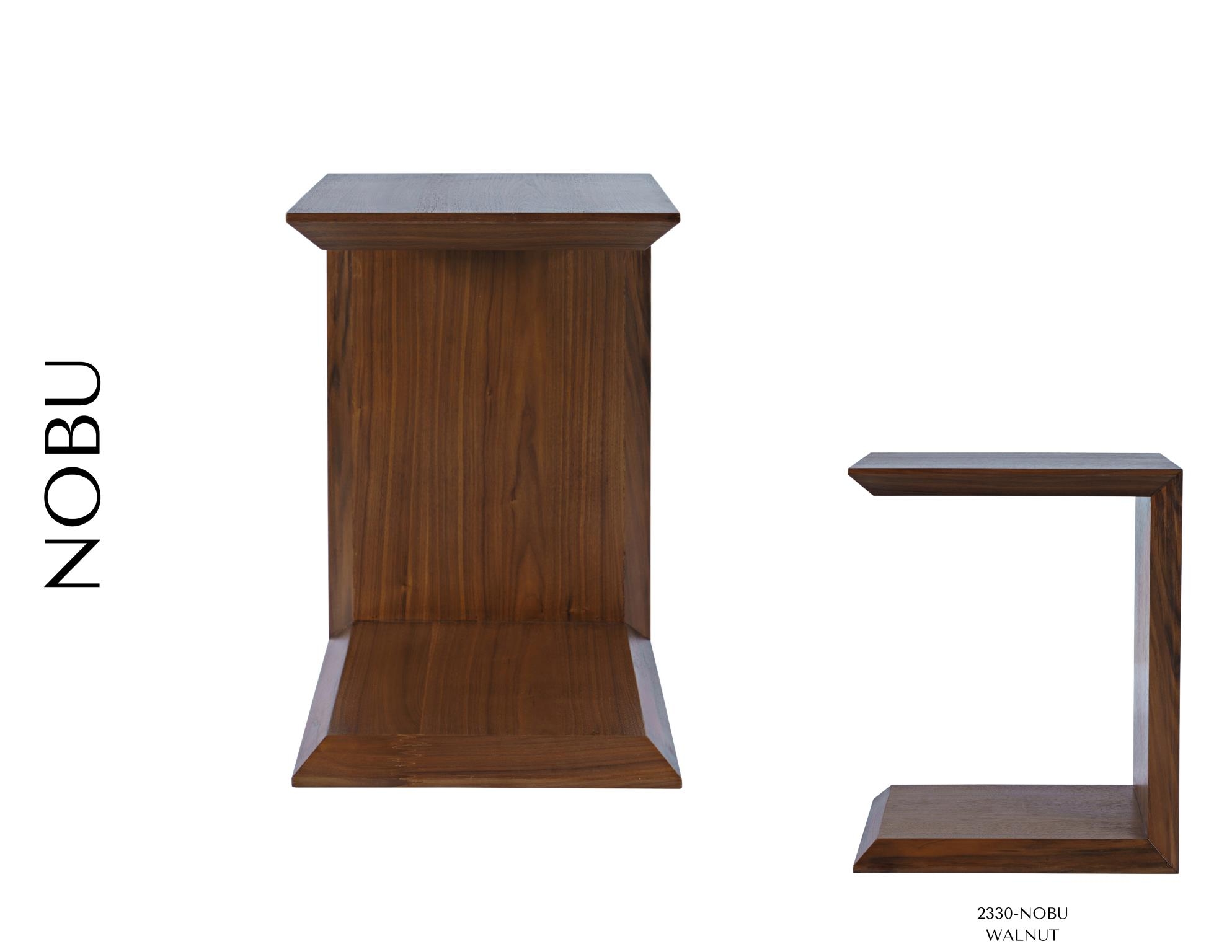 Nobu C-Table Walnut (1/Ctn)