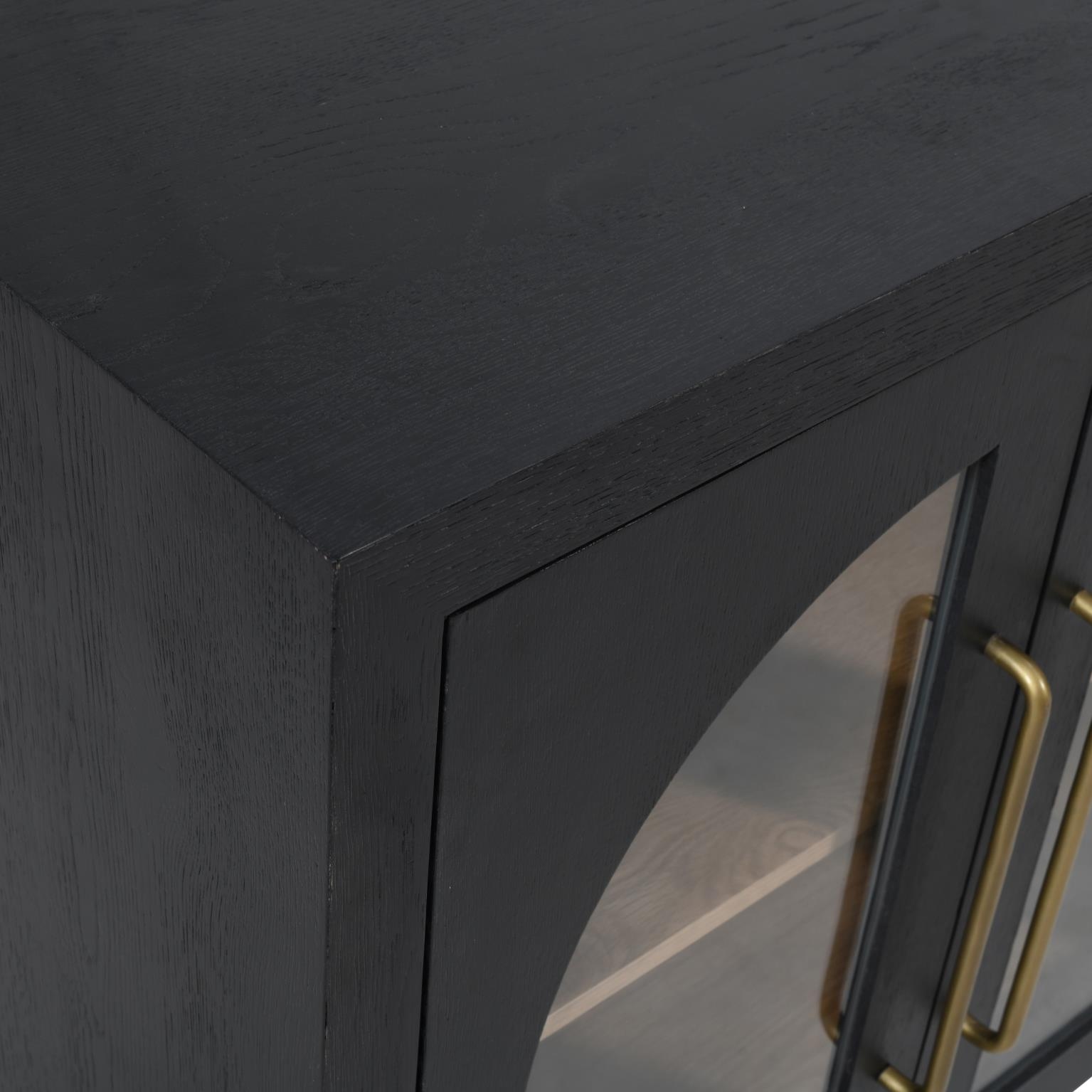 Jofran Archimedes 60" Console In Ebony Oak