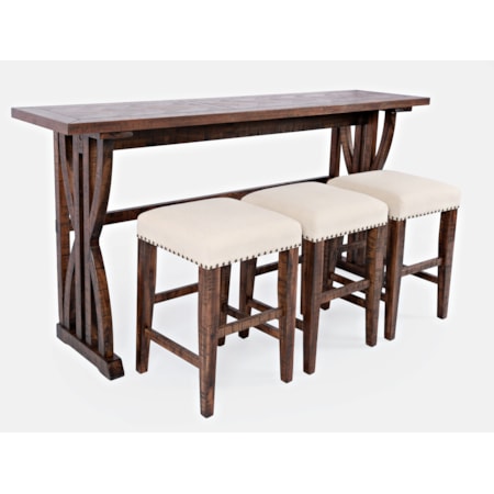 Sofa Counter Dining 4PC Set