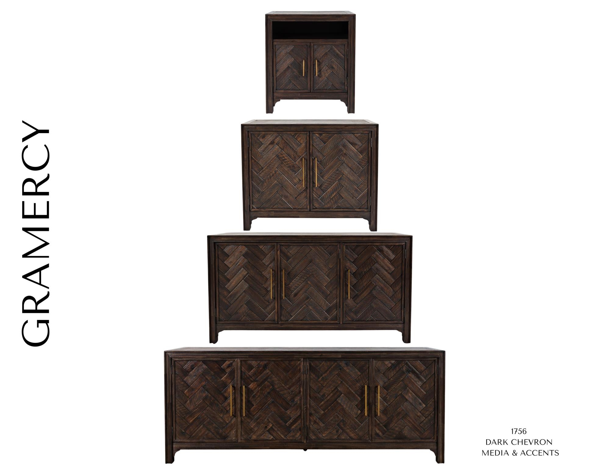 Jofran Gramercy 3 Door Accent Cabinet