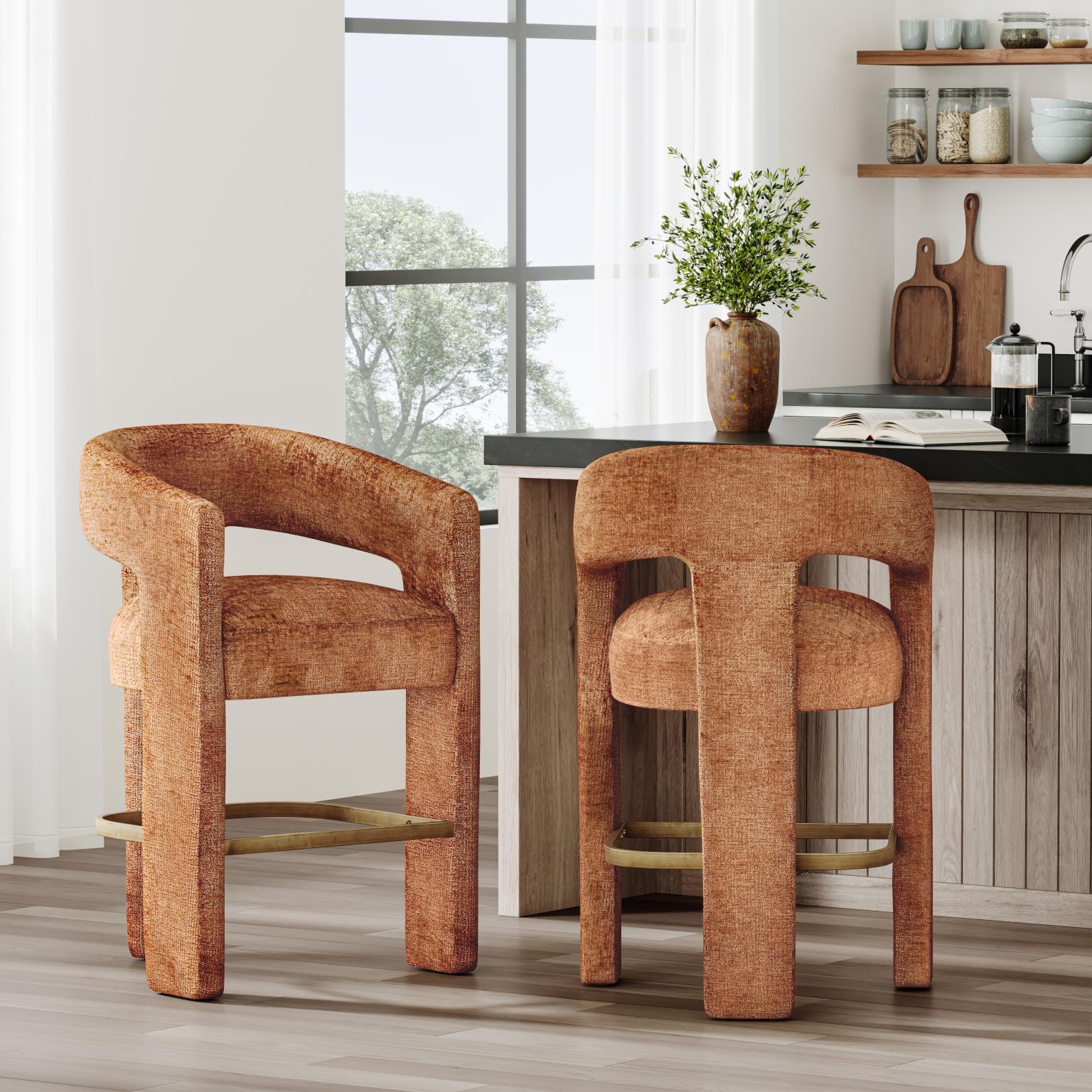 Jofran Urban Archive Upholstered Counter Stool