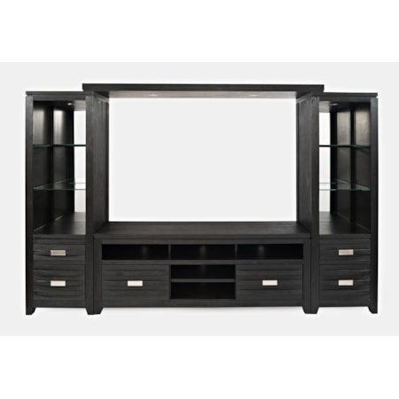 4-Drawer Entertainment Wall