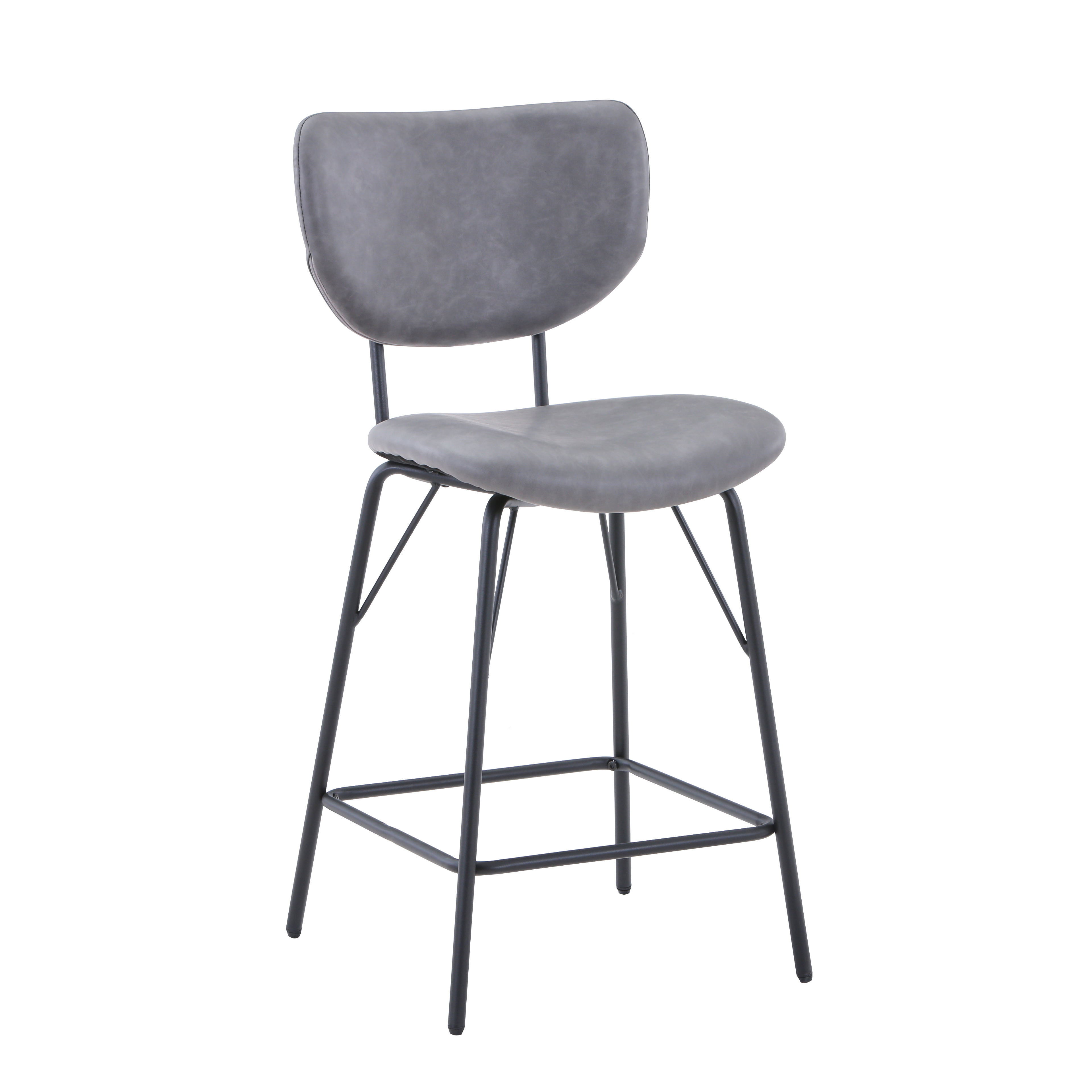 Grey Counter Height Stool