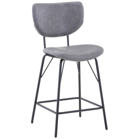 Grey Counter Height Stool