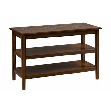 Mosaic Tile Inlay Console Table