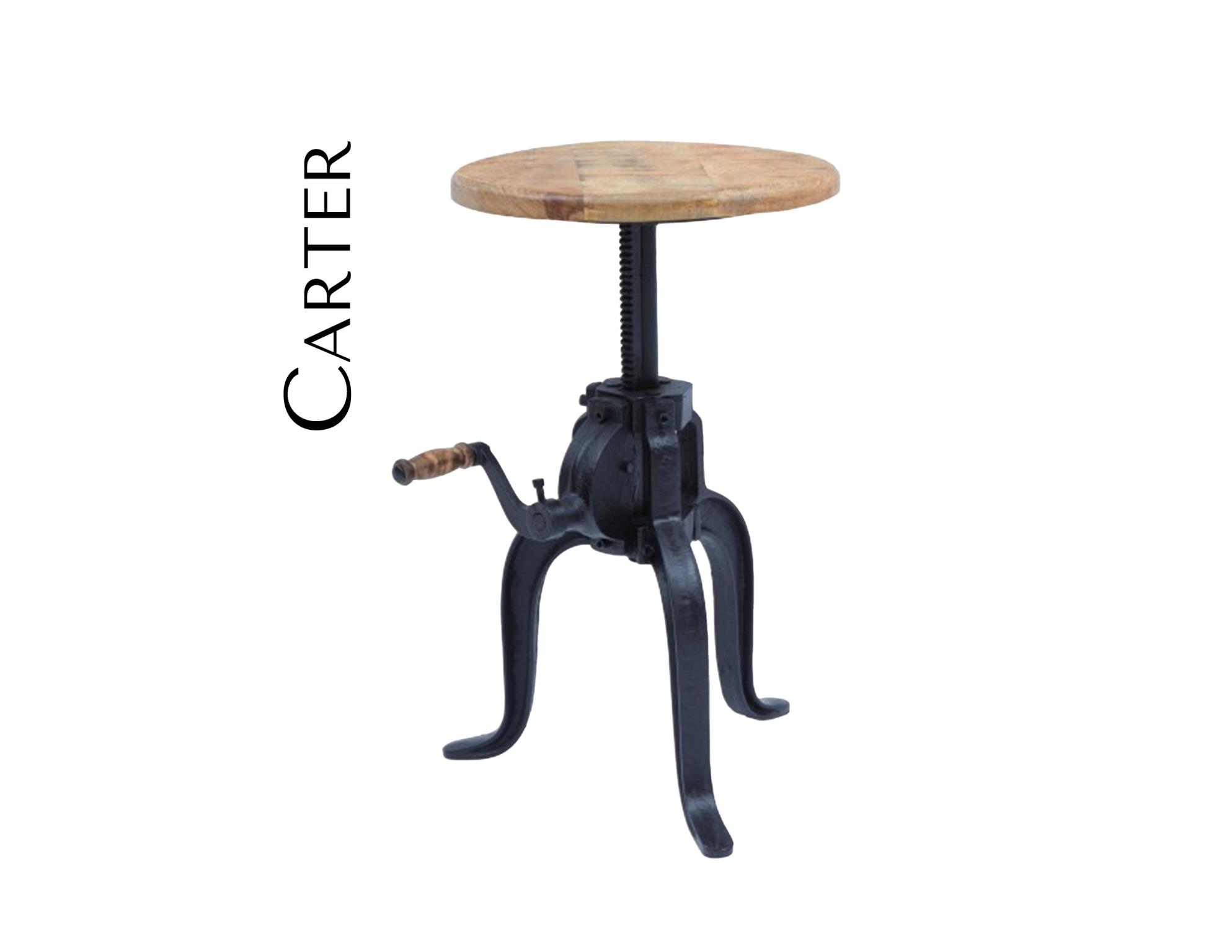 Jofran Global Archive Carter Cast Iron Crank Table