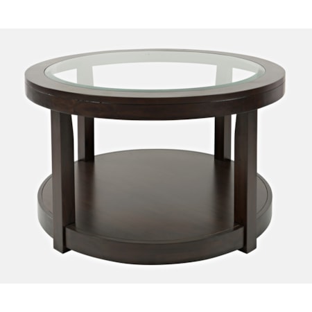 Round Castered Cocktail Table