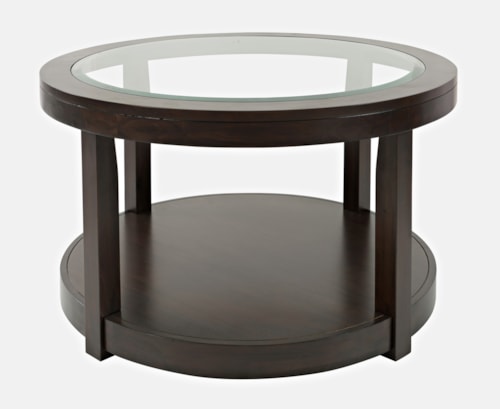 Round Castered Cocktail Table