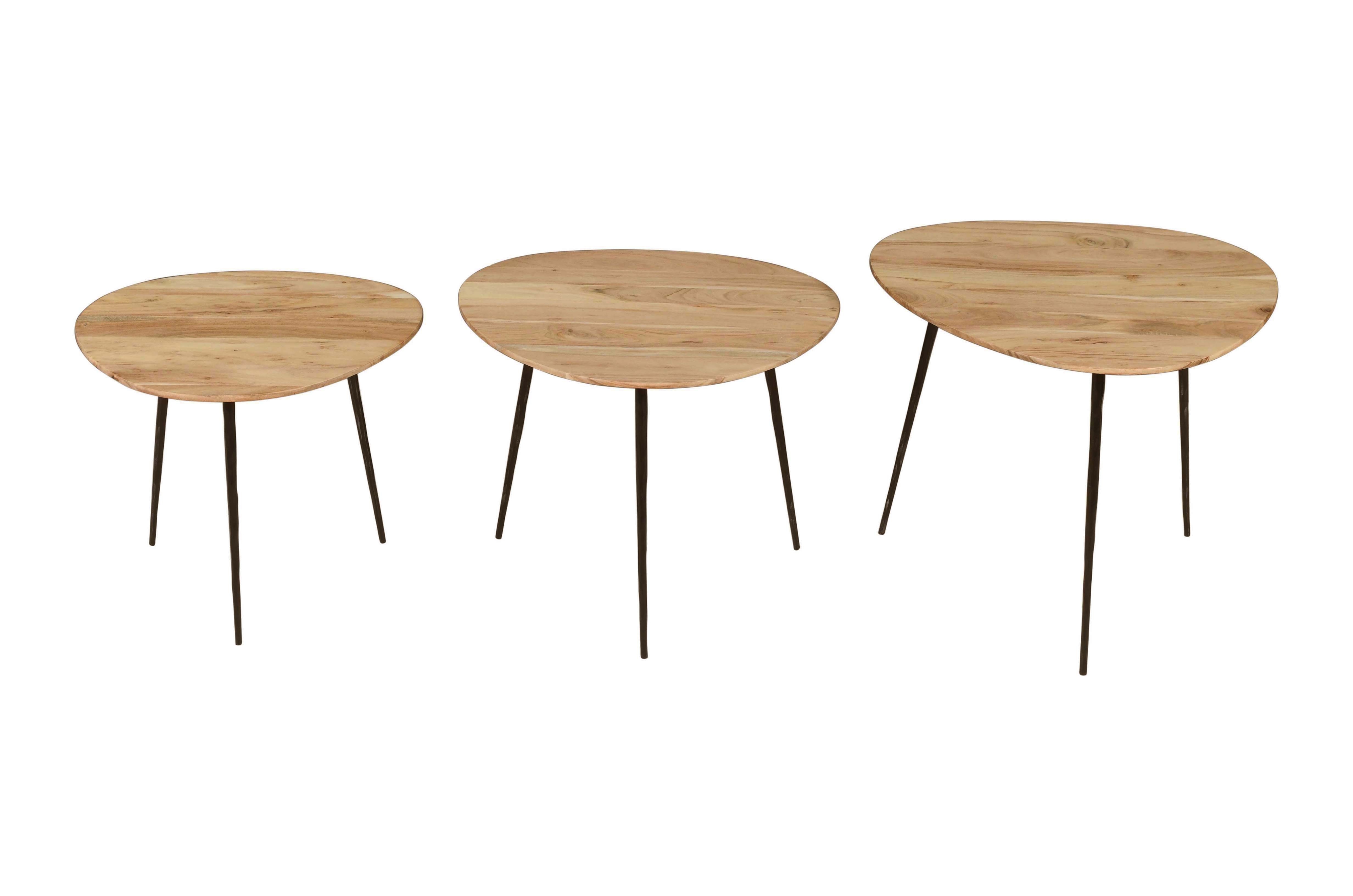 Nesting Table - Set of 3 - Natural