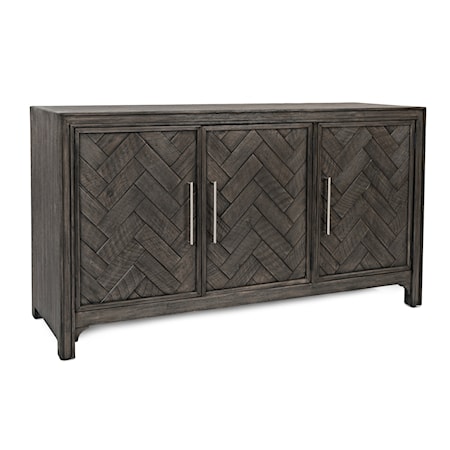 3 Door Accent Cabinet