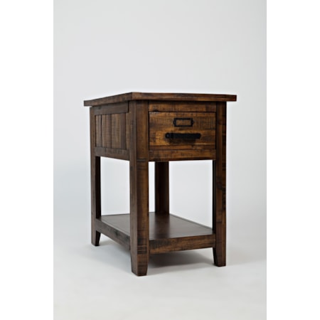 One Drawer Chairside Table