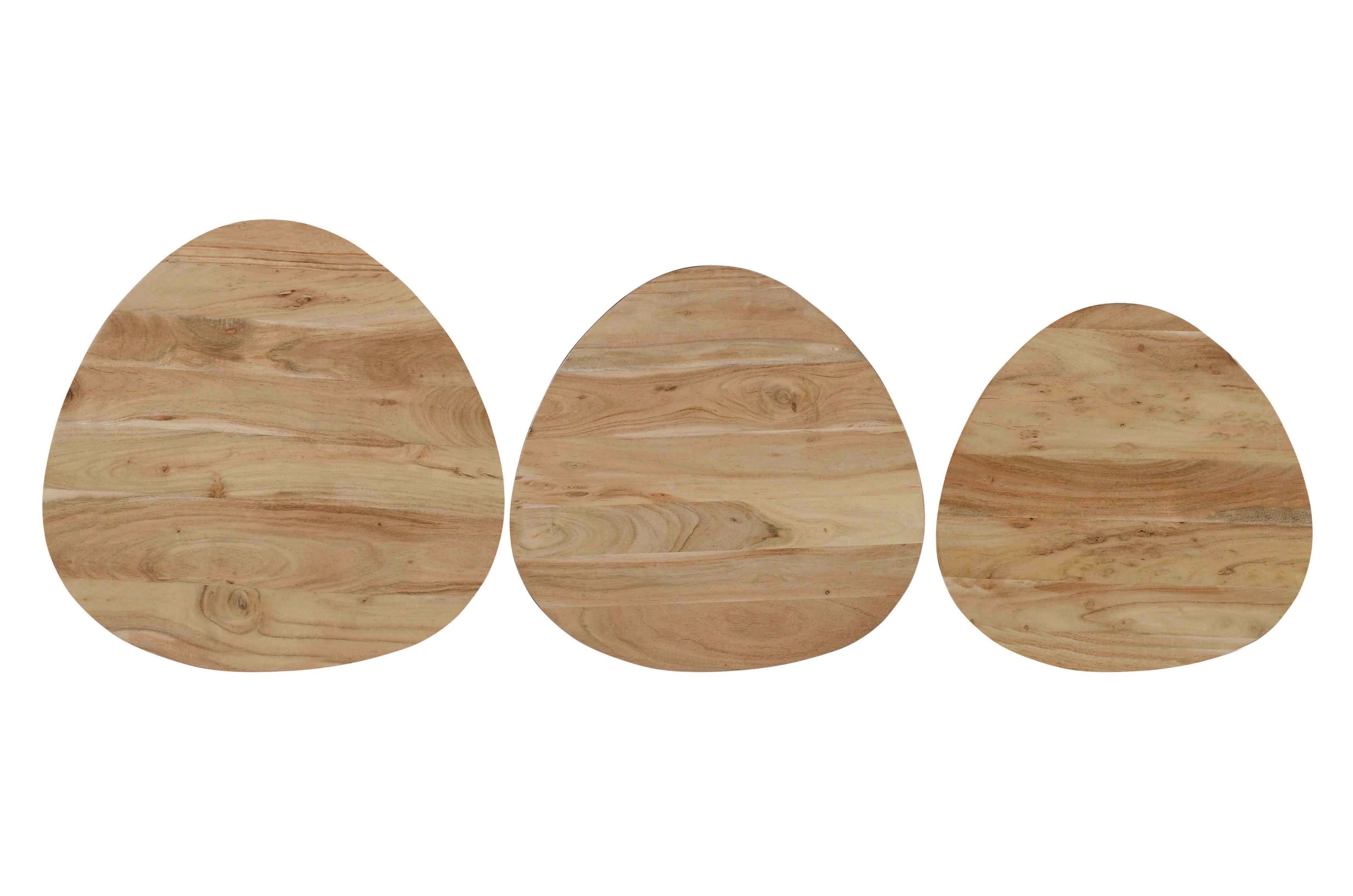 Jofran Reeves Nesting Table - Set of 3 - Natural