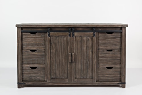 60" Barn Door Server