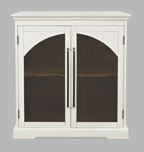 Rustic Archdale 2-Door Accent Cabinet - White