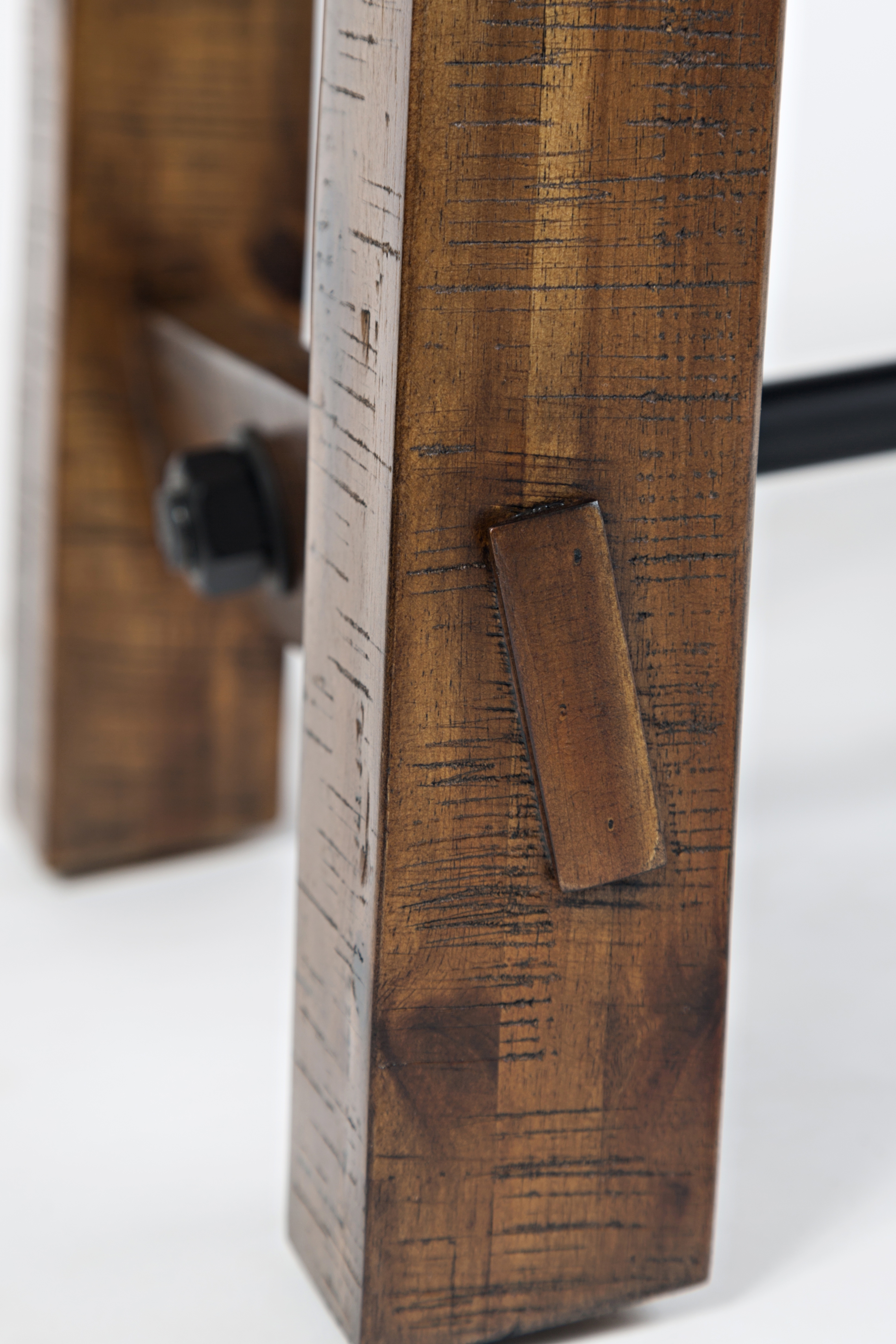 Jofran Cannon Valley Bench with Upholstered Seat