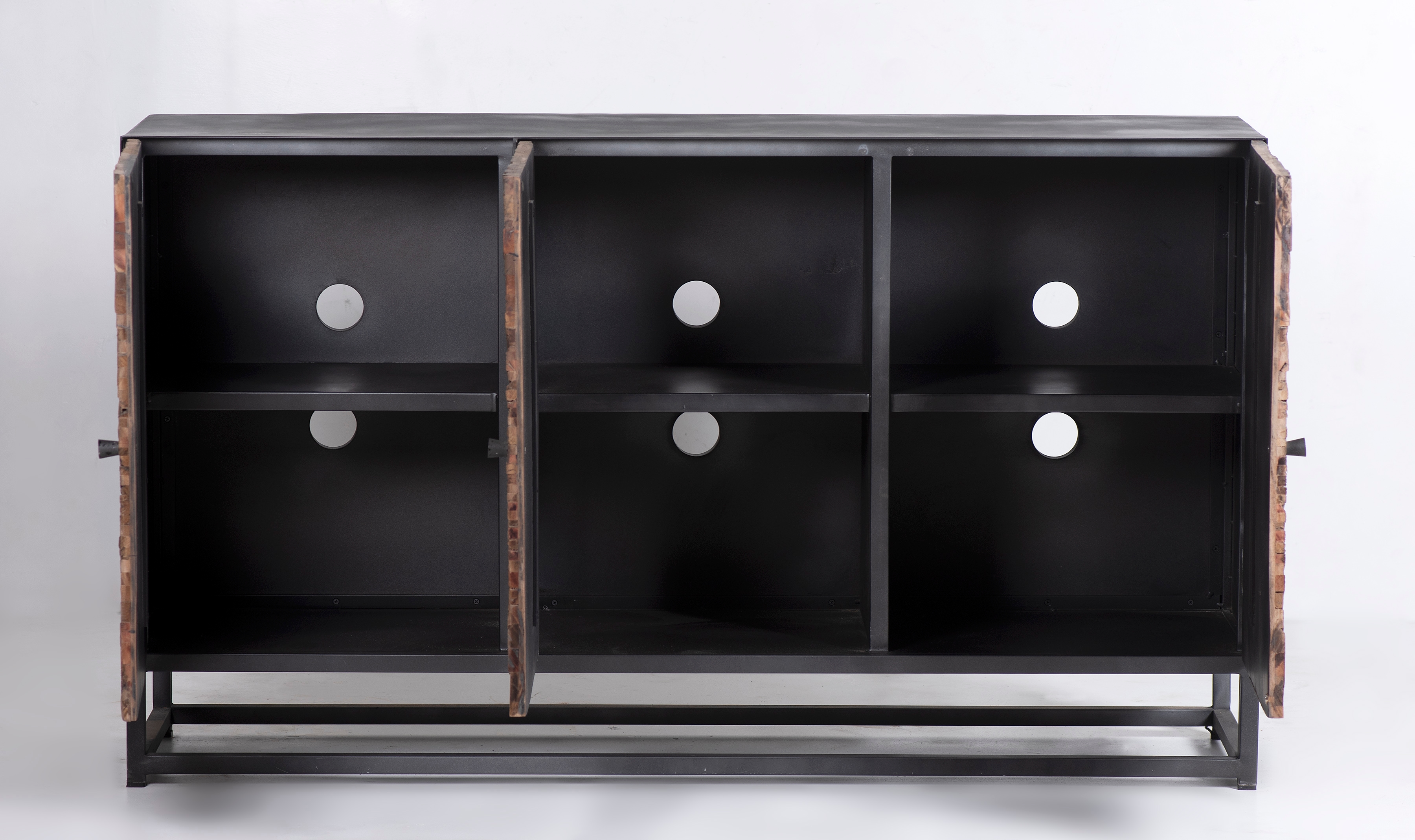 Belfort Essentials Astral Plains Reclaimed 3 Door Accent Cabinet