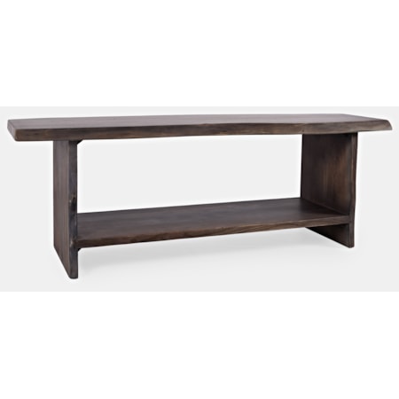 Cooper Live Edge Storage Bench