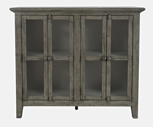 Rustic 4 Door High Cabinet