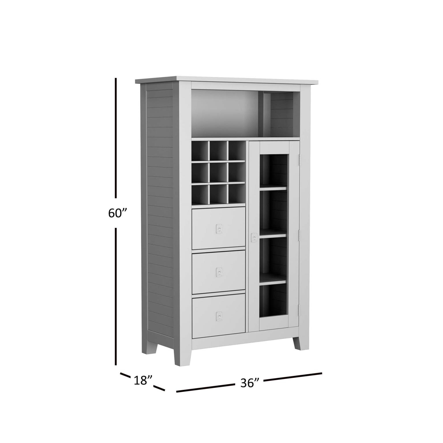 Belfort Essentials Kona Grove Wine Pantry