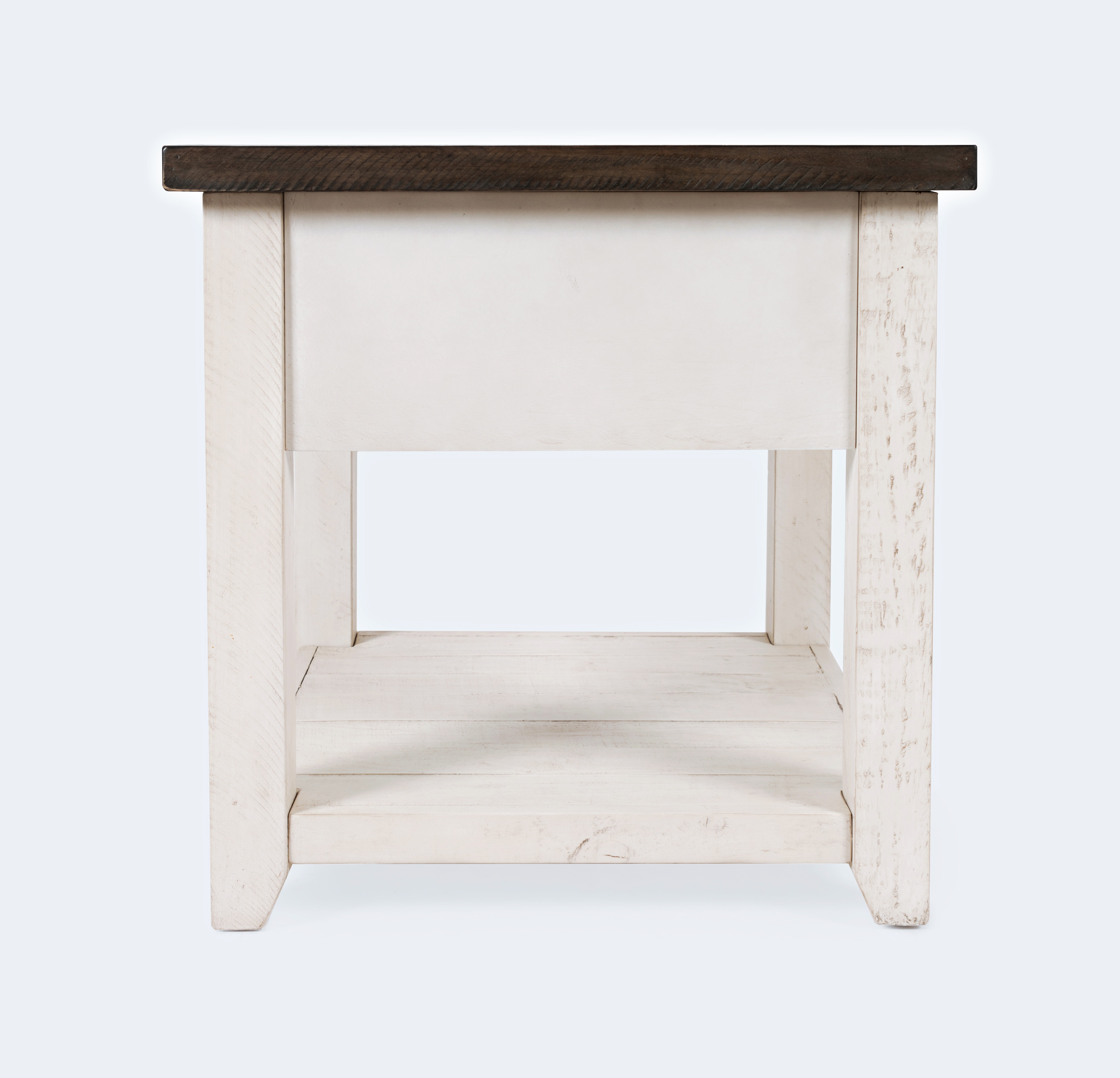 Belfort Essentials Stableview End Table-Vintage White