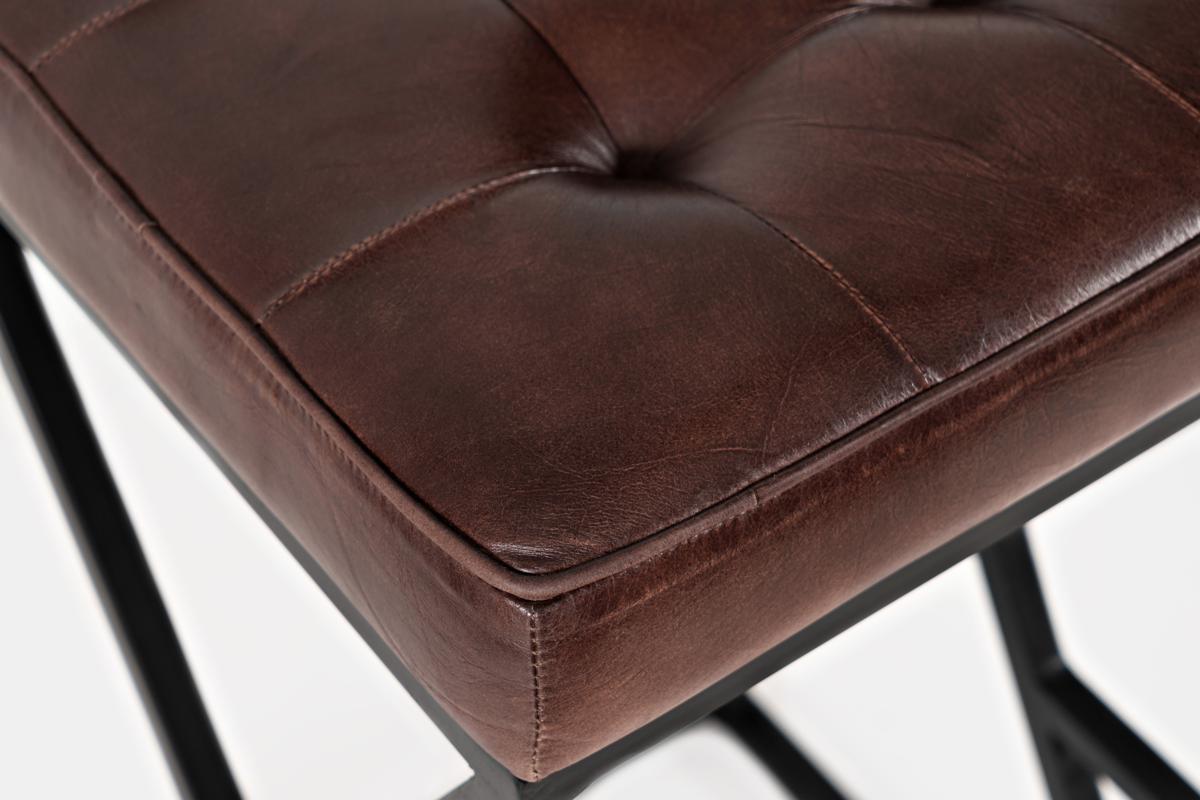 Jofran Global Archive Leather Stool