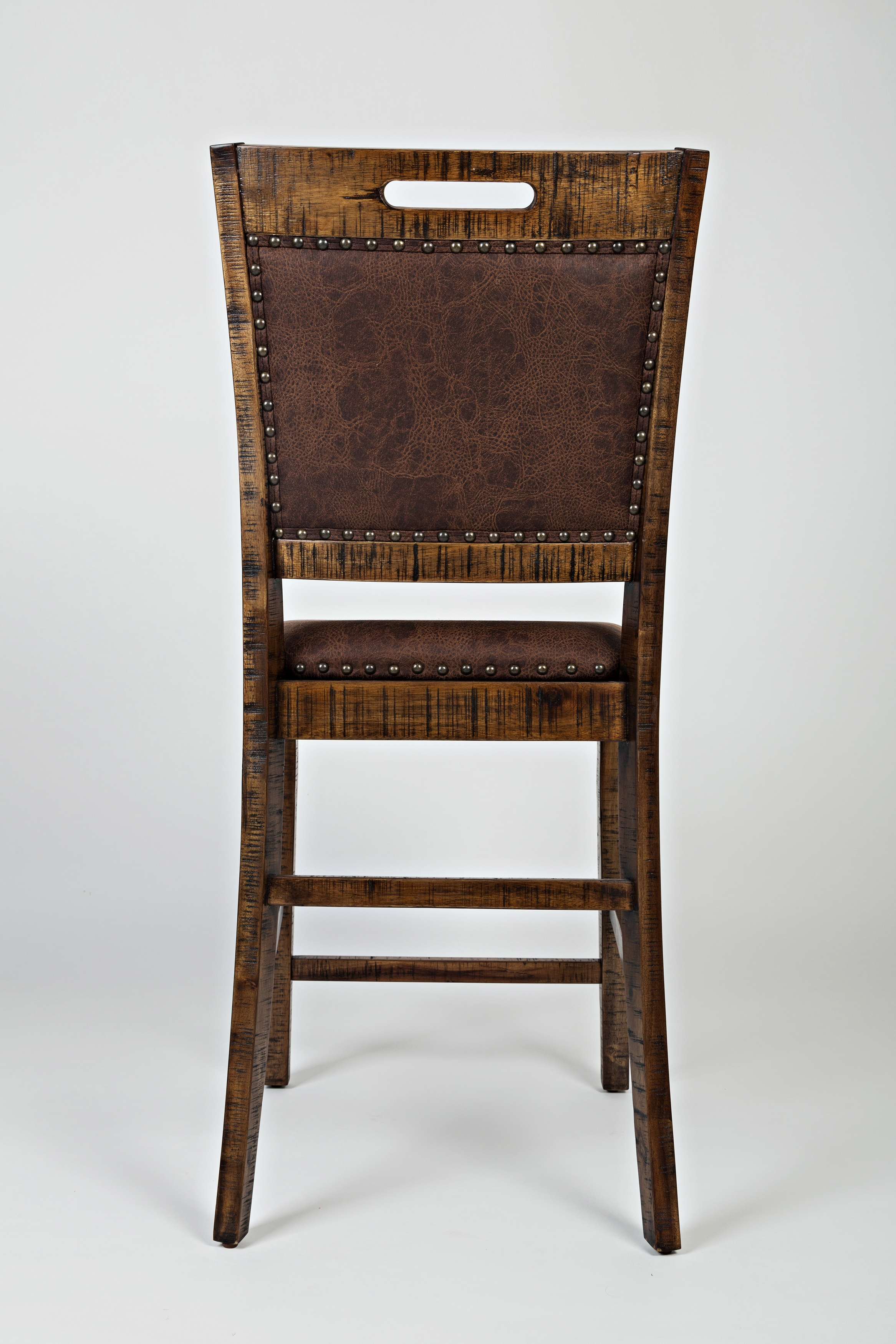 Upholstered Back Counter Stool