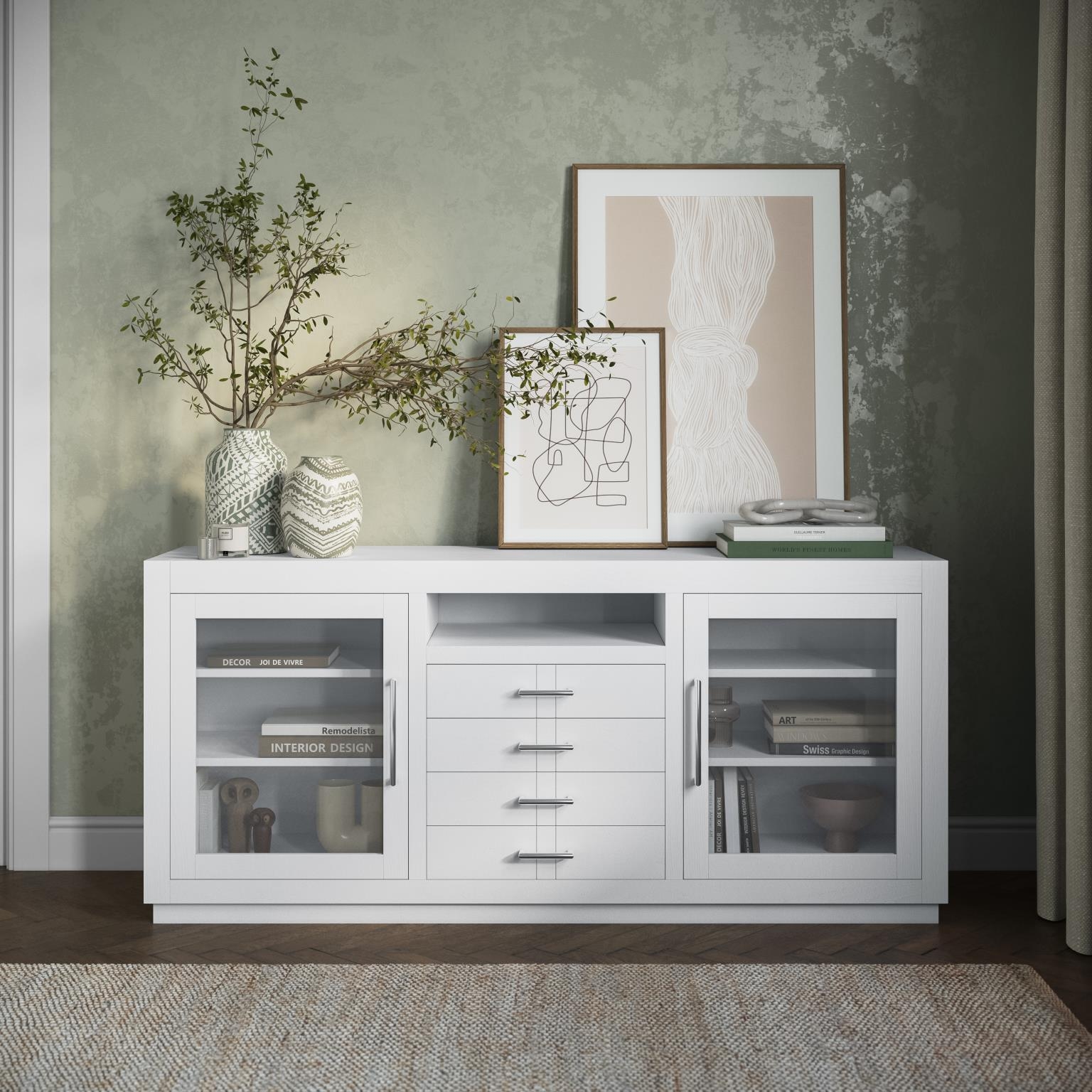 Jofran Auburn Hills 70" Accent Cabinet