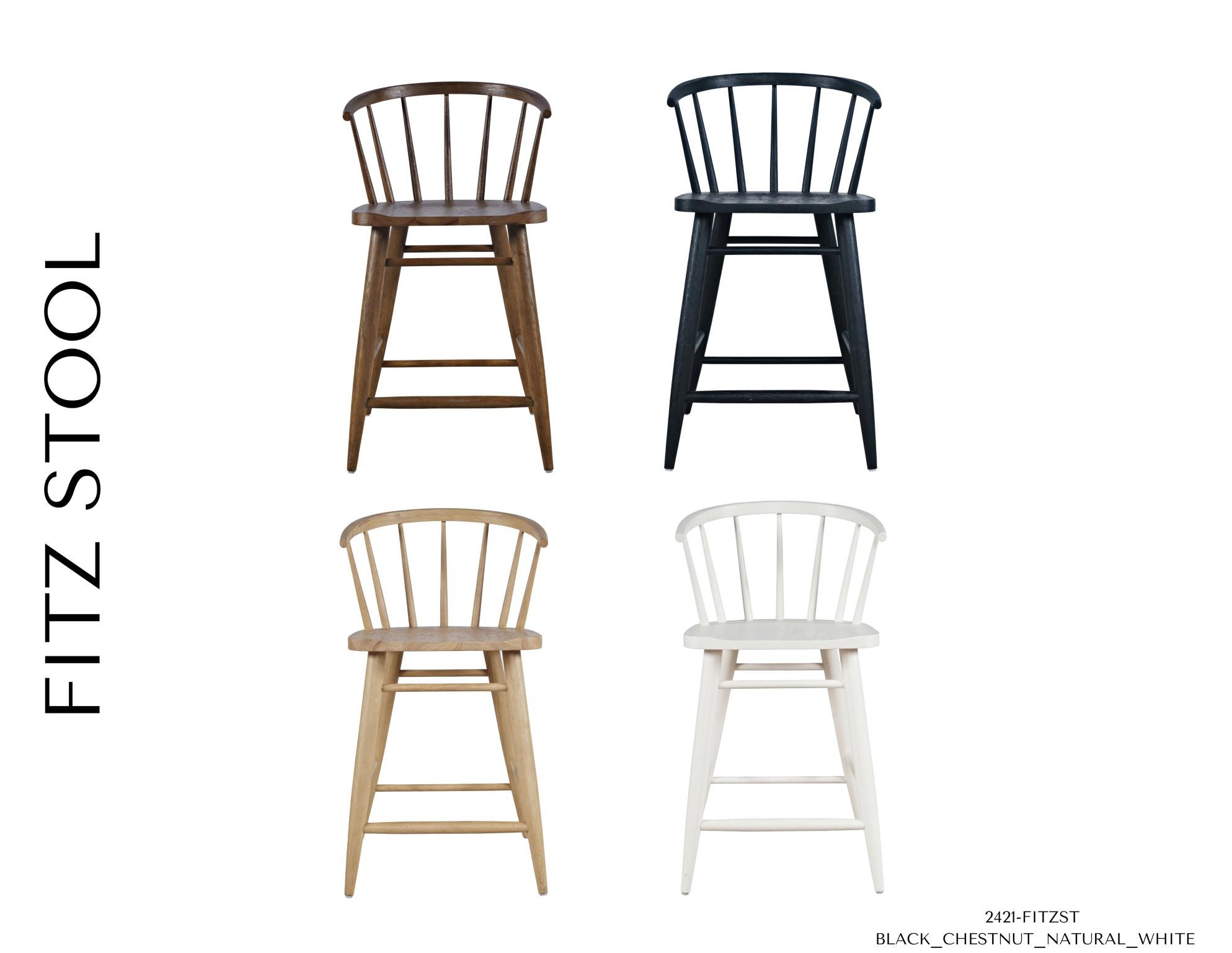 Fitz Stool Â€“ Blk (1/Ctn)