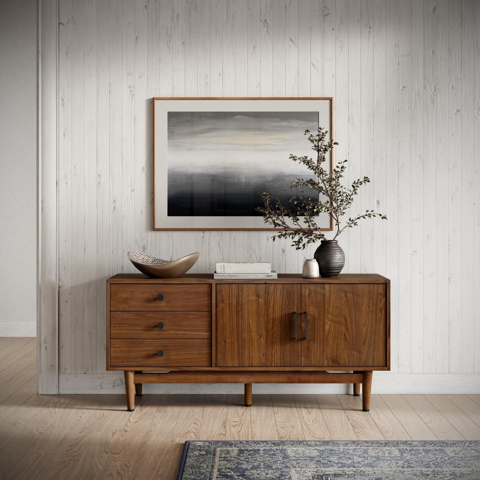 Jofran Olson - Walnut 57 Inch Console