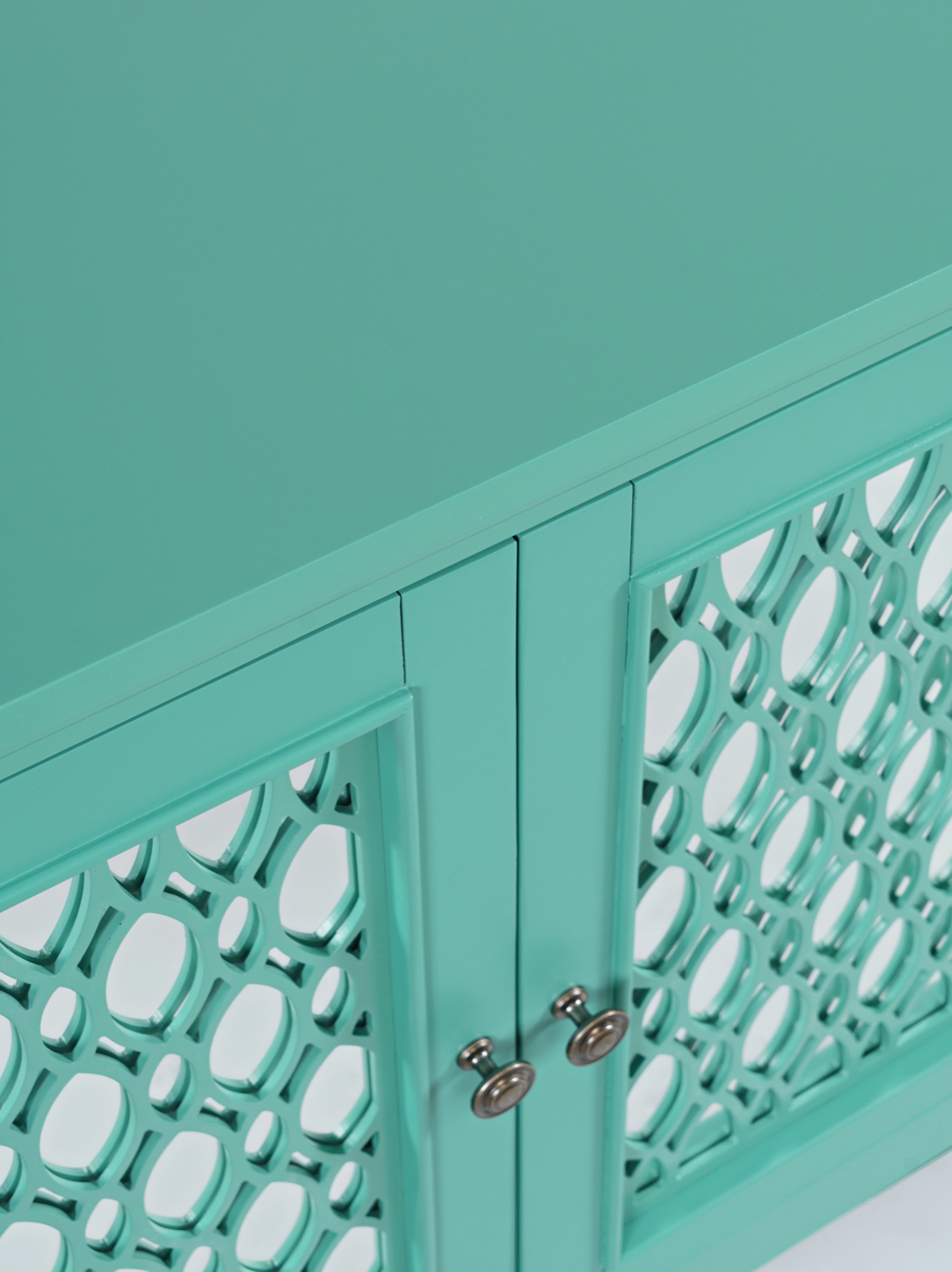 Jofran Isabella 54" Mirrored Accent Cabinet