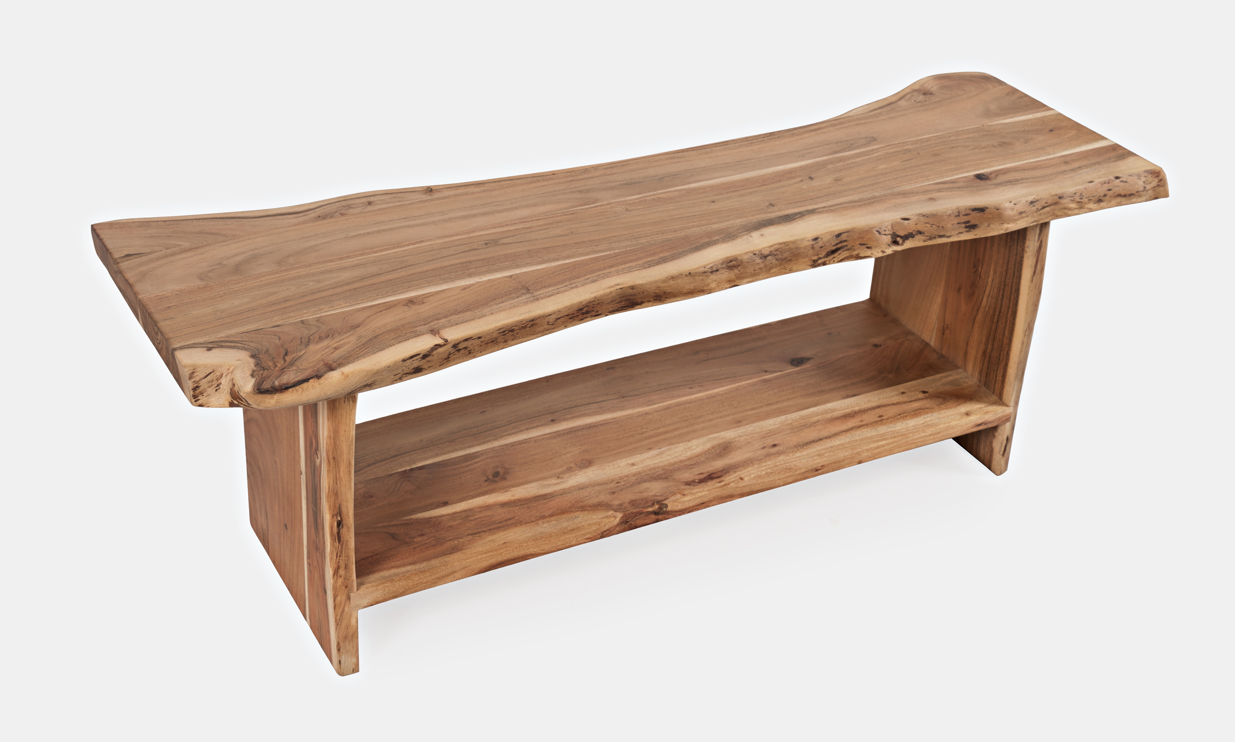Cooper Live Edge Storage Bench