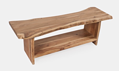 Cooper Live Edge Storage Bench