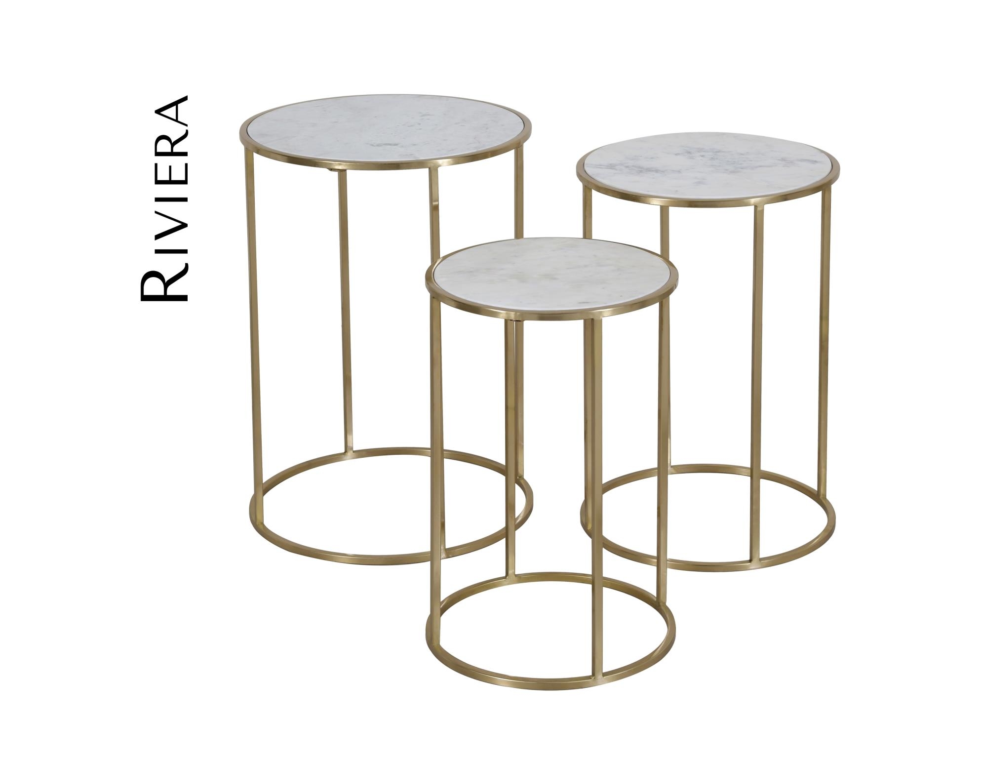 Jofran Global Archive Riviera Nesting Table - Set of 3