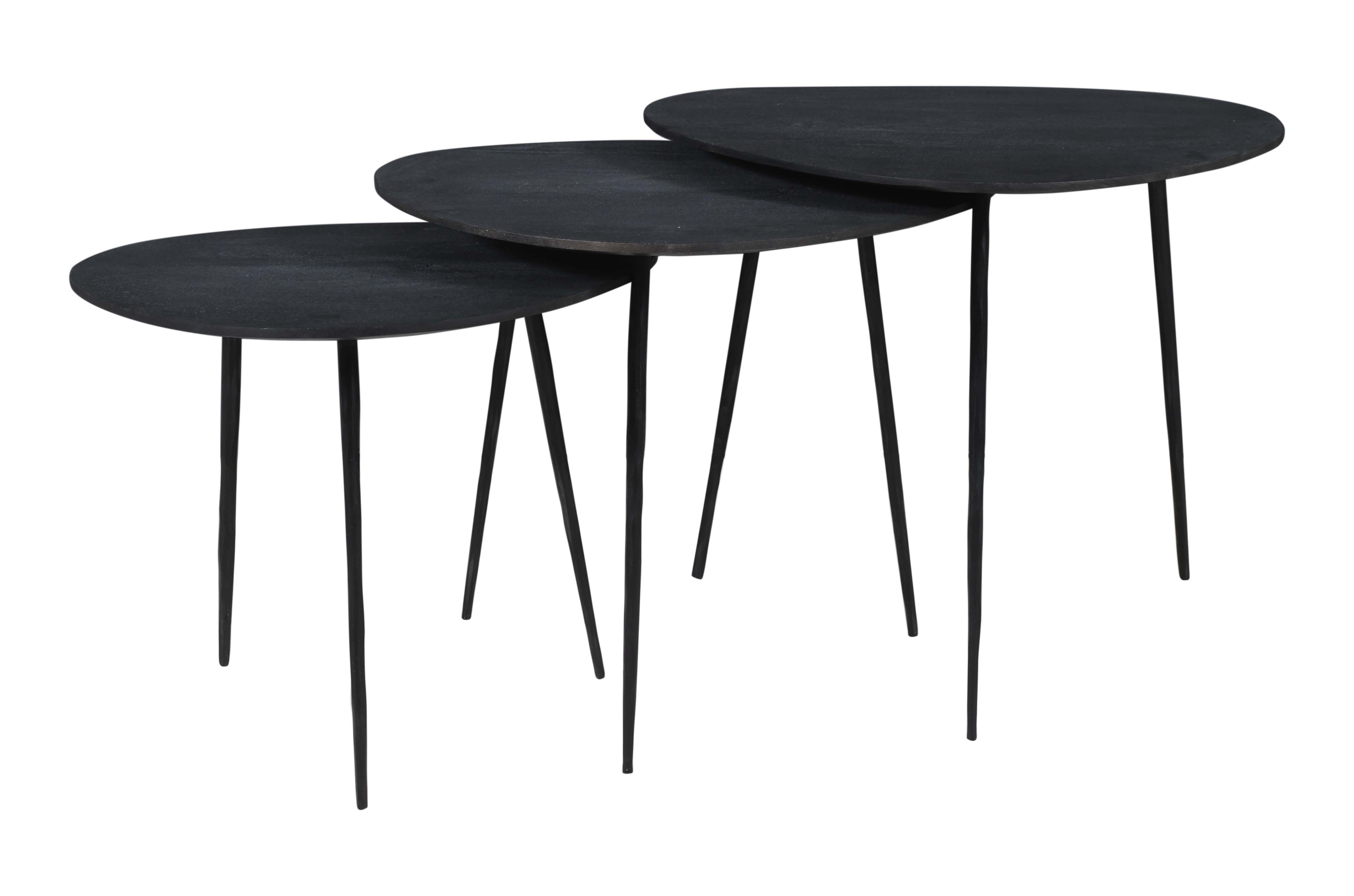 Nesting Table - Set of 3 - Black