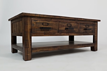 Three Drawer Cocktail Table