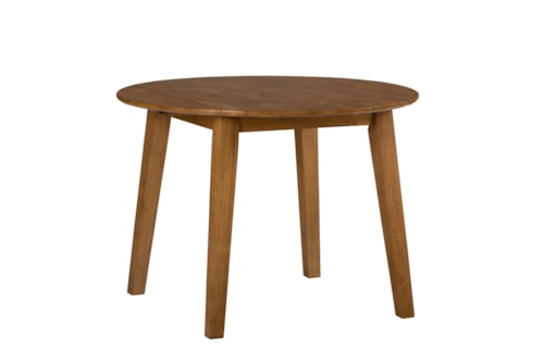 Rustic Round Drop Leaf Table