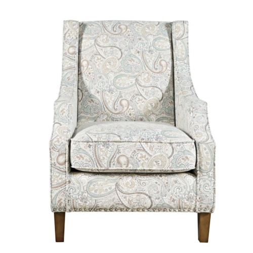 Duval Transitional Upholstered Accent Chair