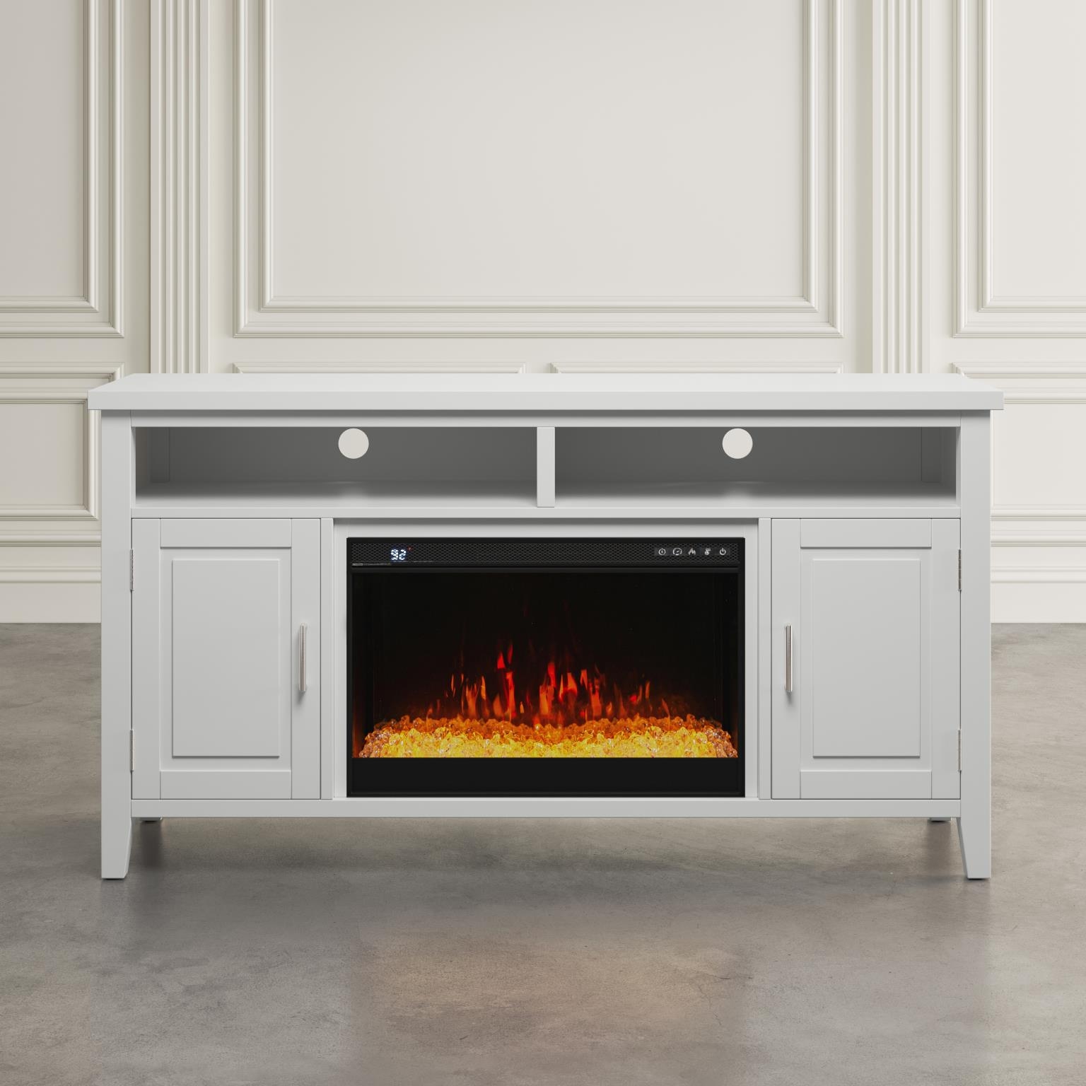 Jofran Urban Icon Fireplace with Crystal Display