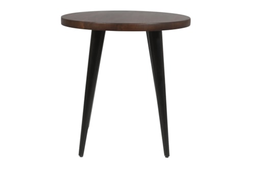 Contemporary Round End Table