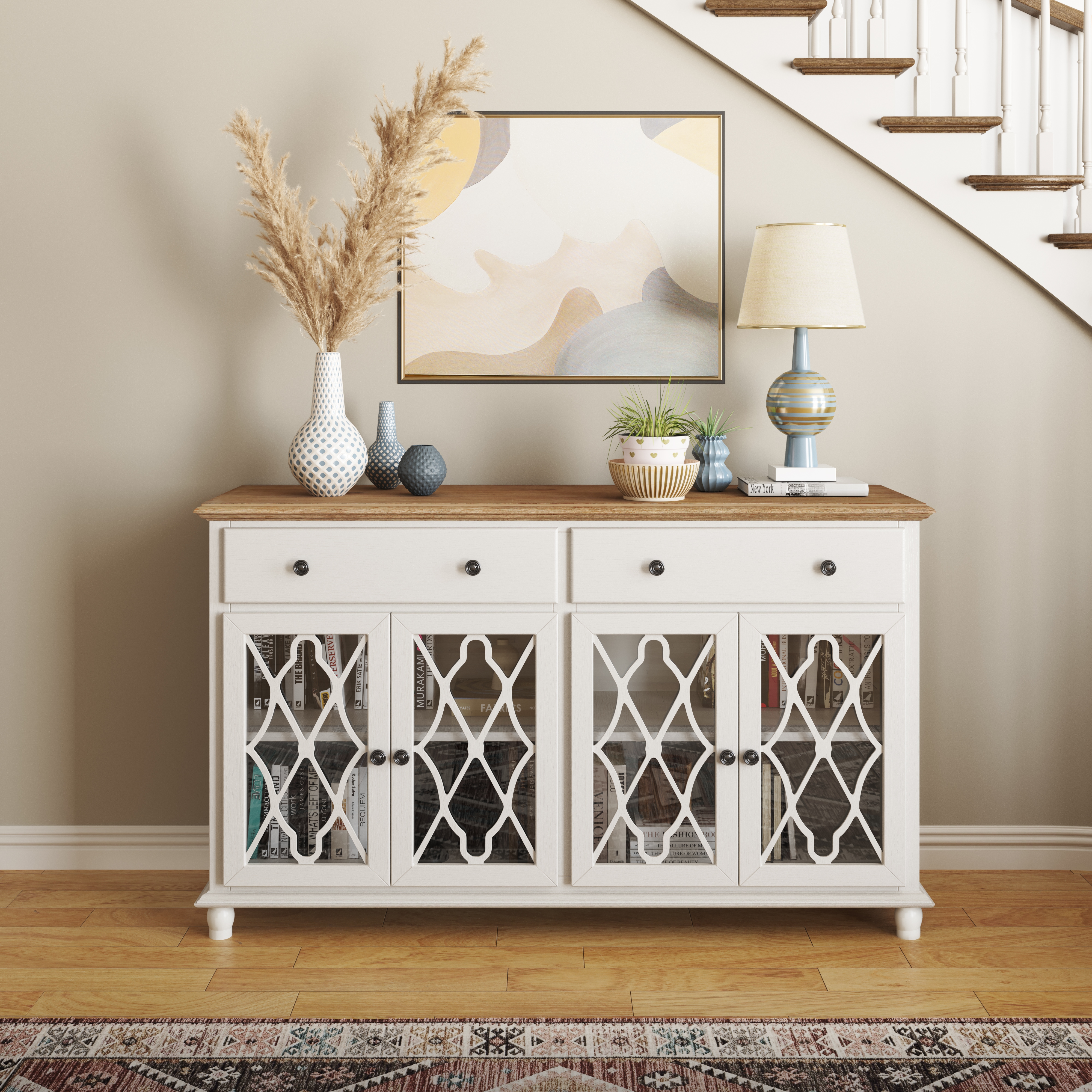 Jofran Aurora Hills 4-Door Accent Chest