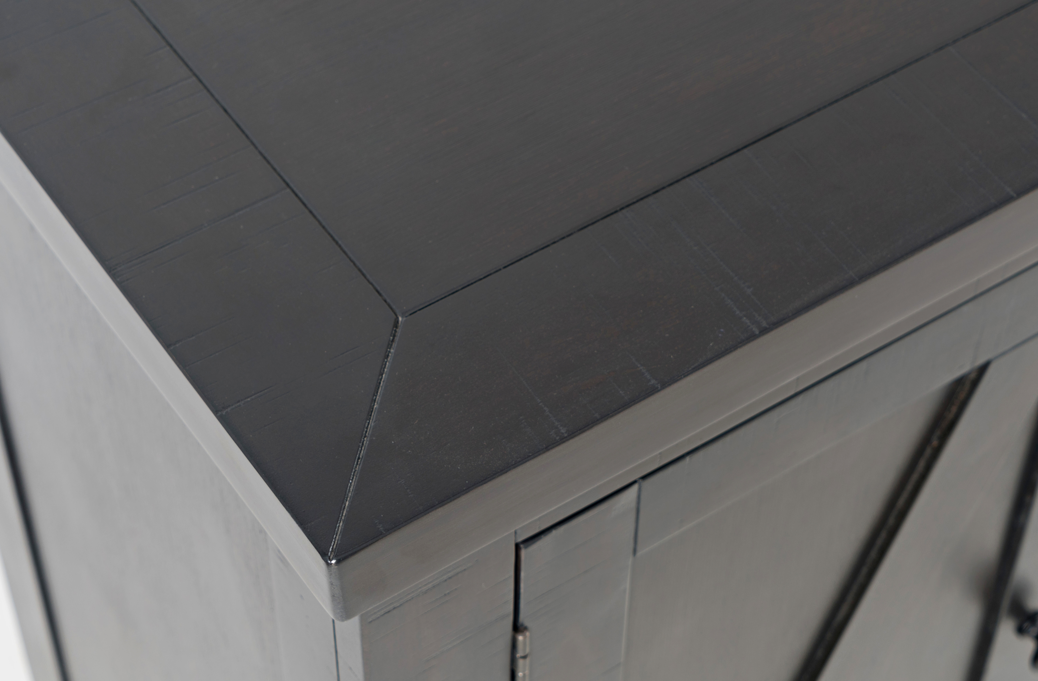 Jofran American Rustics Server with Wine Bottle Storage